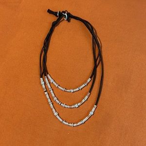 Gillian Julius Mixed Metal 3-Tiered Necklace